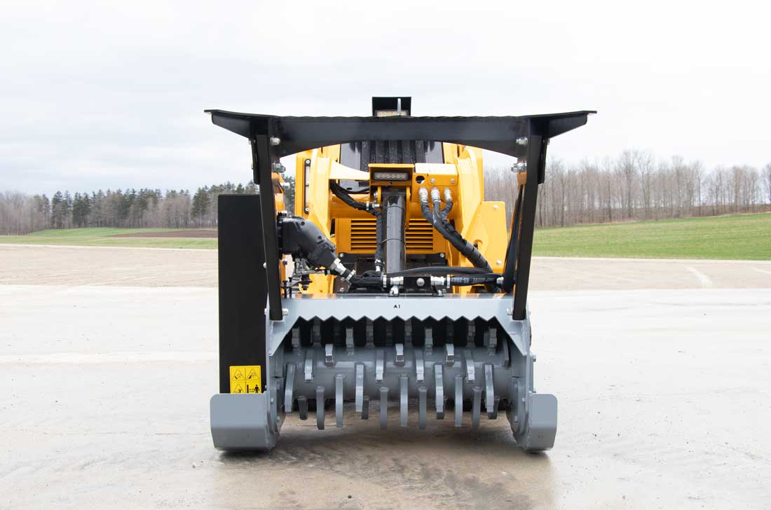 skid steer mulcher, mulcher skid steer, skid steer size chart